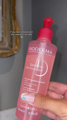@alizeeva go-to cleanser 💖 Senisbio Foaming Gel Cleanser, suitable for sensitive, even the most sensitive! #biodermauk#sensitiveskin