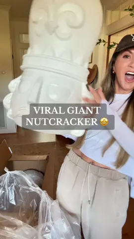 The viral Walmart giant nutcracker!! HE. IS. BEYOND!!!! 🤩