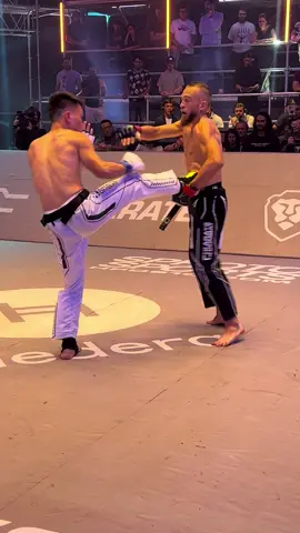 I don’t think we’ve ever seen this kick in the pit? 🤔 #mma #martialarts #karate #kc42 