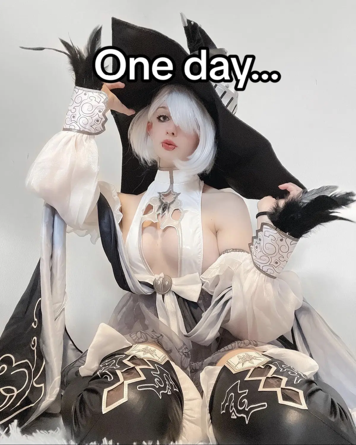 Everyone starts somewhere<3🤍 #cosplay#2bcosplay#yuikomoricosplay#nierautomatacosplay#diabolikloverscosplay#nierautomata#diaboliklovers 