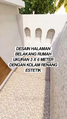 Gimana desain halaman belakang rumah satu ini? Menurut kalian udah cukup cantik? . 🚨GIVEAWAY!!! GRATIS 1 desain kamar, teras, dapur atau rooftop dengan konsep dan ukuran dari kamu . ☑️ Tag 1 teman kamu dan tuliskan konsep yang mau kamu buat. ☑️ Save dan like video ini ☑️ 1 konsep terpilih akan saya buatkan desain dan video . Pemenang dipilih tanggal 5 November 2023 Goodluck! . #terasrumah #kolamrenangminimalis #halamanbelakang 