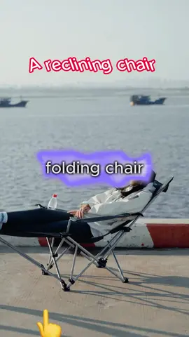 Folding and unfolding can be used as a folding chair for a sofa or bed, making it convenient to carry. Are you sure you don't need it? #nature #foldingchair #campingchair #trending 