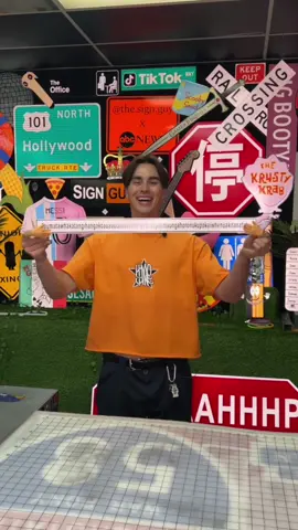 Could you say this? #imposible #mini #worldrecord #long #signs #work #tagged #spanish #thesignguy #signguy #foroupage #fyp 