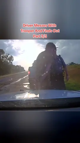 Part 3-Driver Messes With Trooper And Finds Out #cops #copsoftiktok #police 