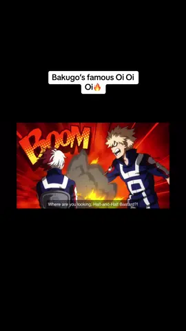 such a good anime, action packed and goofy at the same time😂 Bakugos Oi Oi Oi original scene #anime #myheroacademia #animetrend #mha #bakugou #viral 