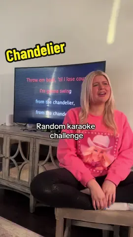 Little Sia today. Comment what song I should do next! #randomkaraoke #sia #chandelier #singing #tyramadison #viral 