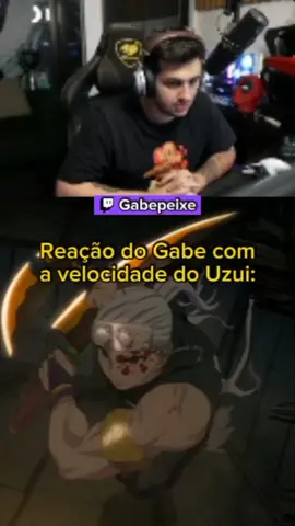 o Gabe ficou impressionado #demonslayer #kimetsunoyaiba #react #uzui #gabepeixe #anime 