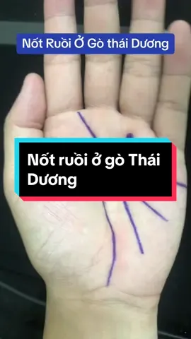 Nốt ruồi phá tài #xuhuong #xemboichitay #tuvituongso #tamlinh #phongthuy #LearnOnTikTok 