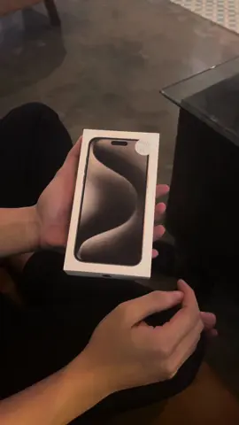🤣🤣 unbox iphone 15prm natural titanium #ip #ip15promax #iphone 
