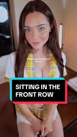 Straight A(pple)’s check #frontrow #collegehumor #fyp #skirt 