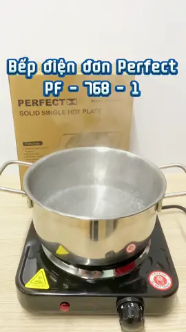 Bếp điện đơn Perfect không kén nồi, nhỏ gọn tiện lợi, dễ sử dụng và di chuyển 🥰 Nhanh tay săn em nó ngay 😍 #perfectofficial #perfect #giadung #sale #bepdiendon #bepdien