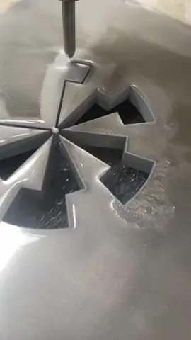 Cutting steel using water