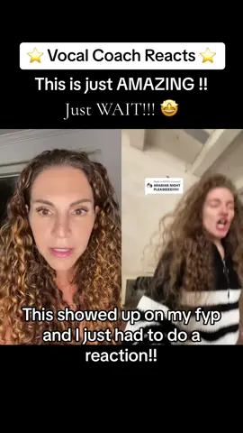 This is just insane! 🤩🤩 #singing #singinglessons #vocalcoach #vocals #vocalcoachreacts #fyp #belting 