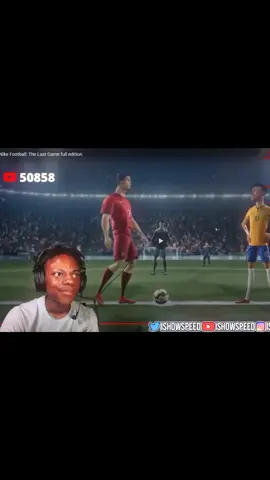 Ishowspeed reagindo ao comercial da Nike . . . #ishowspeed #legendado #nikead #nikecommercial #comercialnike #lastgame #thelastgame #nikefootball 