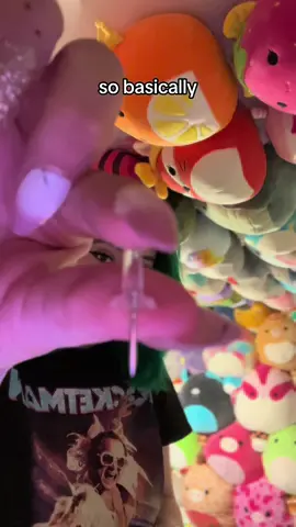 How I put my squishmallows on my walls/Roof🫶🏻stitch and tag me if you end up doing this 🤩 #squishmallows #fypシ #trending  #squishmallowsquad #viralvideo