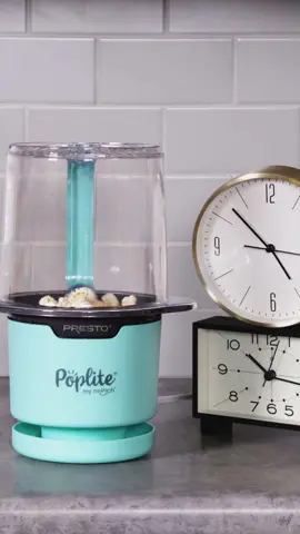 The PopLite® My Munch® hot air popper can make up to 8 cups of popcorn in just 2 minutes. #GoPresto #Popcorn #SnackTok