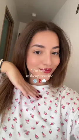 “I’m cold” makeup look…. knowing damn well i don’t look like this when it feels like -30 out 😅 #imcoldmakeup #imcoldmakeuptutorial #coldgirlmakeup #latinabeauty #latinacontentcreator #coldgirlmakeuplook  