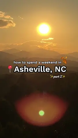🍂 How to spend a weekend in 📍Asheville, NC 😍 (part 2) #visitnc #travel #asheville #northcarolina #704 #ncmountains #blueridgeparkway #ashevillenc #glamping #drinkingchocolate #sunset #fall #828 #nctiktok #nccheck #westernncmountains #westernc  #blueridgemountains #blueridgeparkway #avl #downtownasheville #mountains