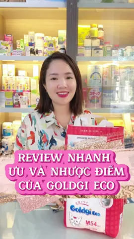 Review nhanh ưu và nhược điểm của bỉm Goldgi Eco !!! #mechangchangreview #bỉmgoldgieco #goldgieco 