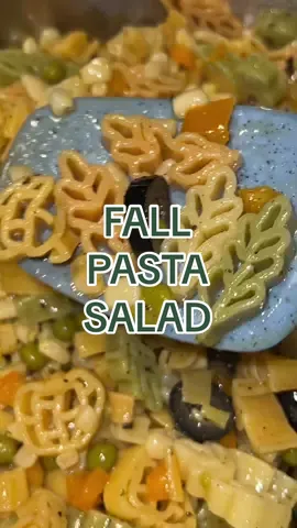 My family loved it 🥰 #fyp #aldifinds #foodtiktok #cutepasta #colorfulpasta #fall #pastasalad #pasta #EasyRecipe #tiktokshop #viral #sidedishes #thanksgivingrecipes #thanksgiving 