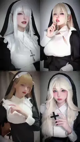 Tứ đại Cos Sơ:))#cosplay #senyamiku #azey #iamyoung22 #piggie #nun #nuns #cosplayer #fyp #xuhuong #huymecos 