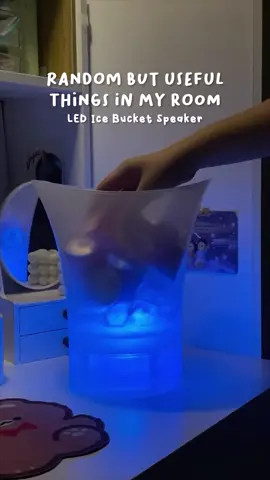 the perfect way to wind down 🥳 ps you can get your own LED bucket ice speaker on Gshopper! #partyessentials #homebodydiaries #homeessentials #haul 