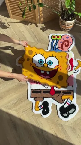 Olha que Tapetes diferentes.. #spongebob #bobesponja #tufted #tapetes #rugs #handmaid #happytreefriends #tuftedrug #custom #satysfing #amazing 