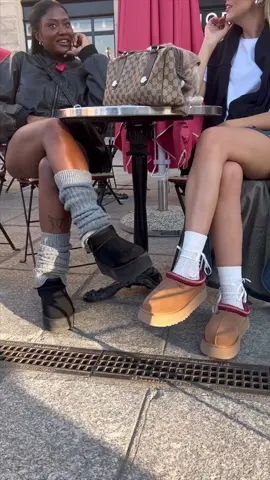 POV: you walk past us in Paris Ft. @UGG® #uggs #uggminiplatform #uggtazz 