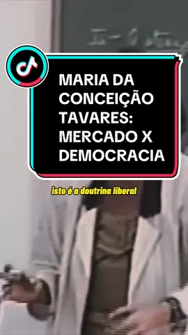 Maria da Conceição Tavares: mercado x democracia #politica #economia #direita #direitaconservadora🇧🇷 #direitabrasil #viral 