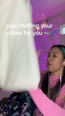 asmr fluffing your pillow and being delusional lmao goodnight 🛏️💤💖🥱🤍❕ #asmr #tiktokforsleep #fluffingyourpillows #fluffing #getreadyforsleepover #sleepover #tired #asmrsounds #asmrforyou #fyp 