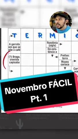 Palavras-cruzadas nível FÁCIL pt. 1 #palavrascruzadas #cruzadas #passatempo #jogodepalavras