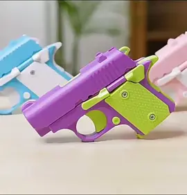 Súng Cà Rốt Vô Tri 3D - Súng Trọng Lực Giải Tỏa Stress Chất Liệu Nhựa ABS An Toàn #dochoisausoc #dochoitreem 