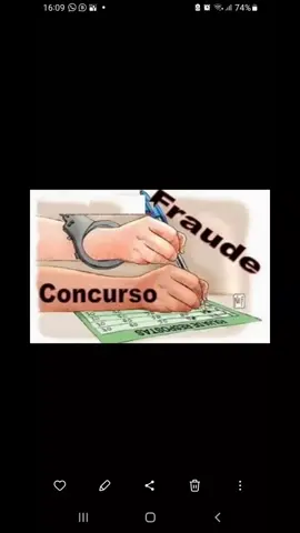 A criatividade deles é sem limite. #concurso #concursopublico #concurseiro #concurseiros #concurseira #carreiraspoliciais #carreirapolicial #fraude #fraudes #concursospublicos 