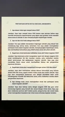 kalian udah tes blm?? #wawancaraosis #ketuaosis 