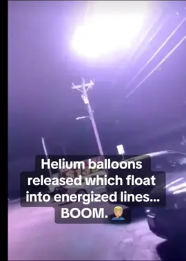STOP RELEASING BALLOONS!  First of all it’s bad for the environment because they dont just float away forever. They come back down somewhere as either litter or polution in waterways or the ocean.  Second, they often hit power lines resulting in a very unecessary outage. 🤬 #poweroutage #mylarballoons #arcflash #explosion #electricalexplosion 