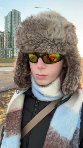 When in Iceland  #iceland #reykjavik #ushanka #furhat #russianhat #russianbimbo #icelandtravel #fyp #foryou #traveltiktok #fashiontiktok 