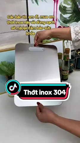 Thớt inox xịn xò đảm bảo sức khỏe #xuhuong #noidiatrung #giadung #trendingvideo #thotinox304 #thot #thotinoxkhangkhuan 
