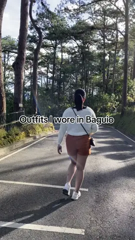 Baguio trip #baguioootd #OOTD #outfitideas #ootdinbaguio #knittedlongsleeve #knittedcardigan #trousershorts #skort #whiteshoesrecommendation 