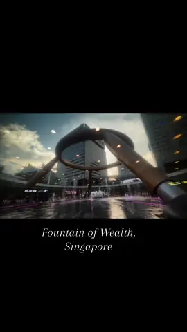 The World’s Largest Fountain, according to the #guinnessworldrecords 1998 Guinness Book of World Records. The #fountainofwealth at #sunteccity #singapore .