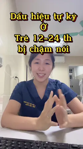 Dấu hiệu tự kỷ ở trẻ 12-24 th#bsdodiep #chamnoi #tuky