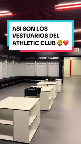 🤔 Así son los vestuarios de los jugadores del Athletic Club Si quieres verlos, puedes hacerlo a través del Tour del Museo. 😉❤️ #AthleticClub #TikTokFootballAcademy #DeportesEnTikTok #SabiasQue #vestuariosfamosos #sanmamesstadium #estadiosdefutbol #curiosidadesfutbol 