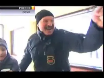 Лукашенко радуется победе Кому нужен фон, держите #лукашенко  #победа  #беларусь 