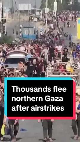 Thousands of Palestinians fled northern Gaza on Wednesday after the Israeli military ordered people to move south during a four-hour window. Around 15,000 people fled northern Gaza on Tuesday, according to the United Nations. #News #Israel #Gaza #Palestine #Hamas #War #C4News 