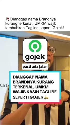 Kalo tagline brand lo apa?  Sini gue bantuin koreksi kalo misal masih dilihat kurang menarik dimata customer. Komen ya 👇🏽 #branding #marketing #selling