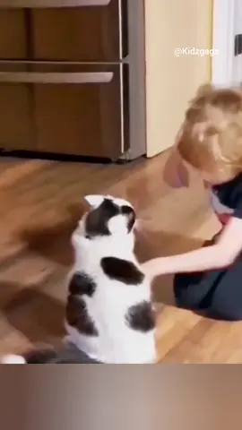 baby VS cat 🥰❤️ funny baby cute babies 🥰❤️#babyfunny #funnybaby #viral #tiktokdrôle #capcut #usatiktok #babies #funny