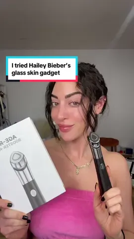 I’ve been testing out the Hailey Bieber “glass skin gadget” for 60 days and I was not disappointed! @medicube_official  This is an electroproration device. It uses a small electrical current to create microscopic little channels in your skin to get better absorption from your skincare products. Actually up to almost 5 times! It really does make a noticeable difference. I’ve seen such plumper, more luminous glass like skin since using it. Follow for part 2. I’ll show you how it works  . . . #medicube #kbeauty #koreanskincare #skin #skincaretechnology #montrealinfluencers #canadiancontentcreator #haileybieber #glassskin #SelfCare #wellness