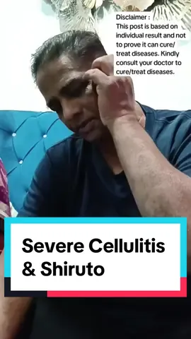 Testimoni dari En Rashid bagaimana Shiruto dapat membantu dengan masalah severe cellulitis di kakinya.  Jom kita dengarkan sama2.  #severecellulitis #testimoniseverecellulitis #aulorapantswithkodenshi #shiruto #testimonishirutoseverecellulitis #beinternational #fyp #