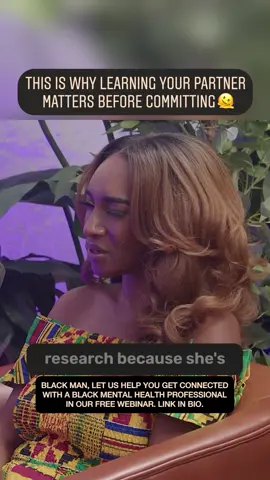 We are teaching a FREE webinar on how to find a dope, Black therapist on Saturday, Nov. 18th and Saturday, Nov 25th at 6 pm EST / 3 pm PST. Click the 🔗 in our bio to join and secure your spot. Slots are VERY limited.       All webinar attendees will have the opportunity to be connected with a Black mental health professional in @blackmansafehaven. We’ve helped hundreds of Black men transform their lives in this webinar series. We can help you too. Don’t miss out.                  Podcast: @expressyourselfblackman — podcast episode 90 Guest:  @VIPStepmom by Naja Hall / @NajaHall           #expressyourselfblackman                        #fyp #BlackTikTok #expressyourselfblackman