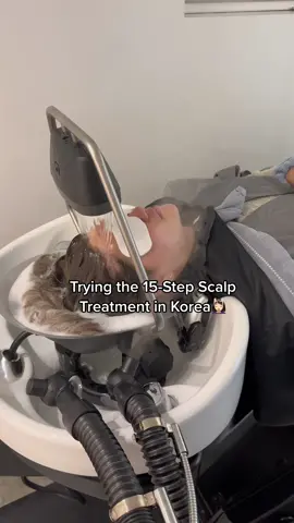 my scalp has never felt so clean😩🧼 #korean #seoul #thingstodo #thingstodoinseoul #seoulhairsalon #scalptreatment #headspa #scalpanalysis #koreanhairspa #fyp