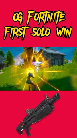 My first solo win in og fortnite #ogfortnite #fortnite 